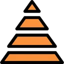 Free Pyramide Infografik Daten Symbol