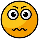 Free Gestresstes Gesicht Emoticon Gestresstes Emoji Symbol