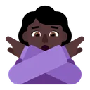 Free Gesturing No Flat Icon