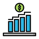 Free Gewinn Finanzdiagramm Balken Symbol