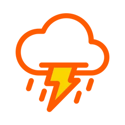 Free Gewitter  Symbol