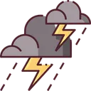 Free Gewitter Sturm Blitz Symbol