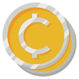 Free Ghana Cedi  Icon