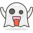 Free Ghost Happy Face Icon
