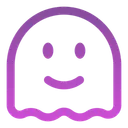 Free Ghost Smile Icon
