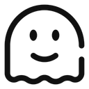 Free Ghost Smile Icon