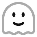 Free Ghost Smile Ghost Creepy Icon