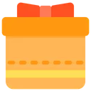 Free Line Gift Box Icon