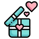 Free Gift Love And Romance Heart Icon