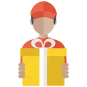 Free Gift Delivery Logistic Delivery Home Delivery Icon