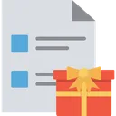 Free Gift File Document Extension Icon