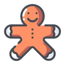 Free Gingerbread Cookie Biscuit Icon