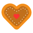 Free Gingerbread Heart Gingerbread Cookie Icon