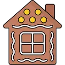 Free Gingerbread house  Icône