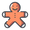 Free Gingerbread Cookie Biscuit Icon