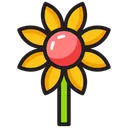 Free Fiore Girasole Natura Icon