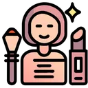 Free Girl and makeup  Icon