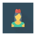 Free Girl Face  Icon