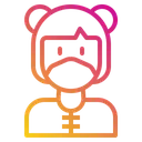 Free Female Woman Medical Masks Icon