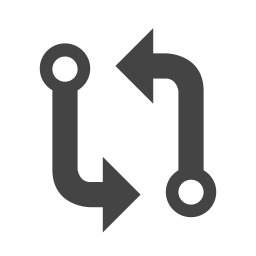 Free Git compare Logo Icon