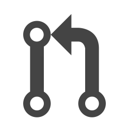 Free Git pull Logo Icon