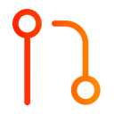 Free Git Pull Request Commit Programming Icon