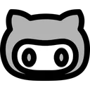 Free Github Alt Social Media Logo Logo Icon