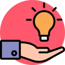 Free Give Creative Bulb Give Idea New Light Icon