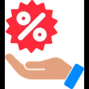 Free Giving Discount Discount Sale Icon