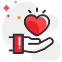 Free Giving Heart  Icon