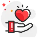 Free Giving Heart Medicine Health Icon