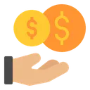 Free Giving Money Dollar Currency Icon