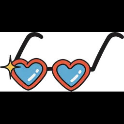 Free Glasses Valentine  Icon