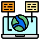 Free Chat World Laptop Icon
