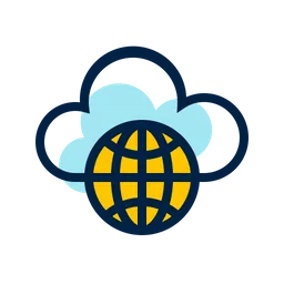 Free Global Cloud  Icon