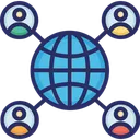 Free Global Communication Globe Communication Icon