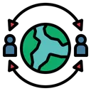 Free Global connection  Icon