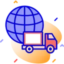 Free Global Delivery Cargo International Icon