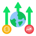 Free Global Economy Global Globalization Icon