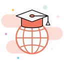 Free Global Learning Global Education Online Education Icon