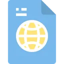 Free World Global File International File Icon