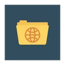 Free Global Folder World Icon
