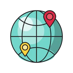 Free Global Location  Icon