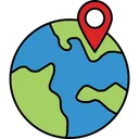 Free Global location  Icon