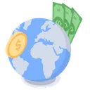 Free Global Money Foreign Exchange International Money Icon