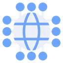 Free Global Network Network Global Connection Icon