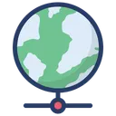 Free Global Network Worldwide Network Sharing Global Trend Icon