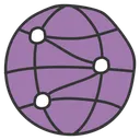 Free Global Sharing World Wide Sharing Global Network Icon