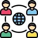 Free Global Global Team Global Group Icon