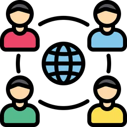 Free Global team  Icon